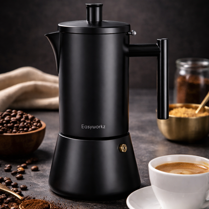 Moka à induction Noire